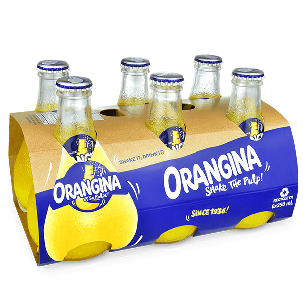 ORANGINA - ORIGINAL GLASS 6x250 ML
