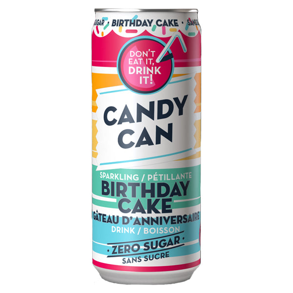 CANDY CAN - BIRTHDAY CAKE SPARKLING DRINK 12x330 ML