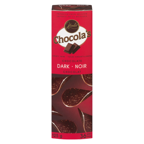 HAMLET - CHOCOLA'S MILK CHOCOLATE CRISPY THINS 125GR