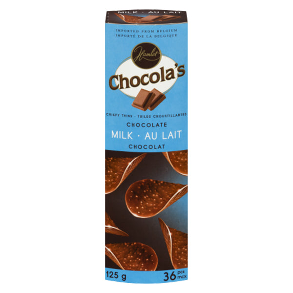 HAMLET - CHOCOLA'S MILK CRISPY THINS 125GR