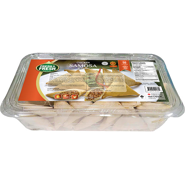 FRESH & FOODS - HALAL CHICKEN SAMOSA 50EA