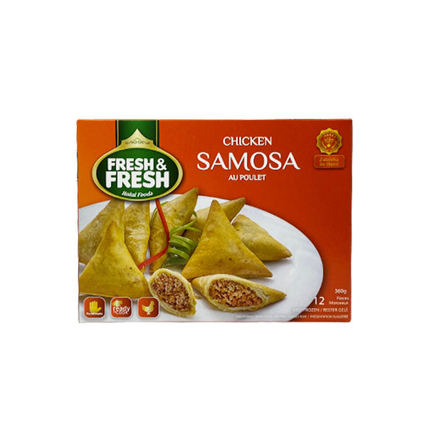 FRESH & FOODS - HALAL CHICKEN SAMOSA 50EA