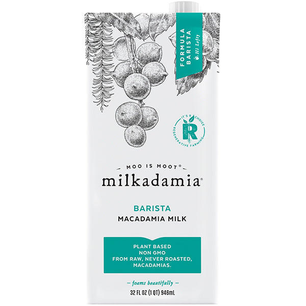 MILKADAMIA - BARISTA MACADAMIA MILK 32OZ
