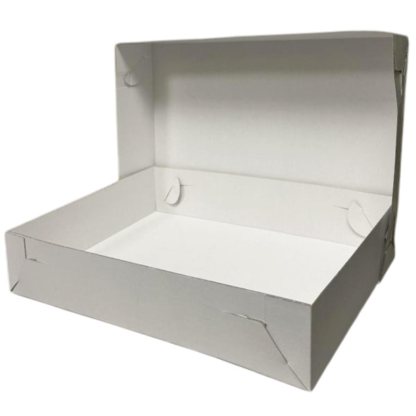 Q INNOVATIVE - FULL SLAB CORRUGATED DESERT BOX 25.5x17.75x4 IN 25 CT