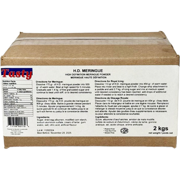 TASTY - MERINGUE HY-VOL POWDER 2KG