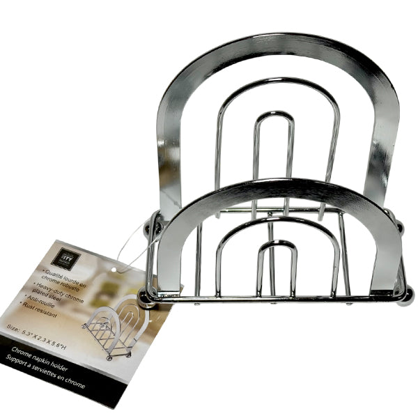 ITY - CHROME NAPKIN HOLDER EA