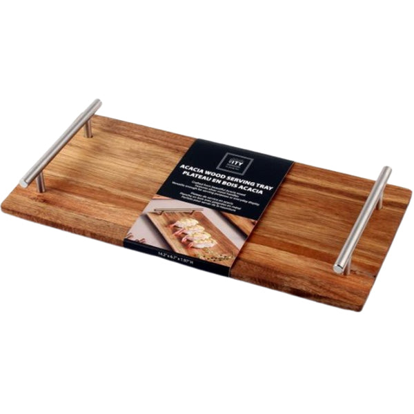 ITY - PINE WOOD SERVING TRAY 14x6.7x1.97"