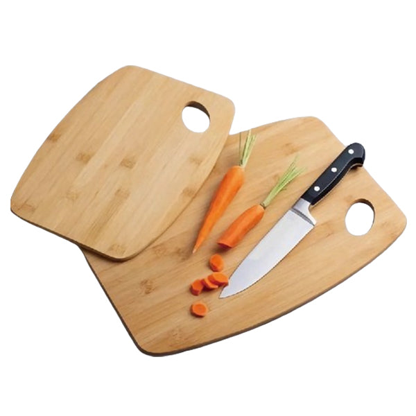 ITY - BAMBOO CUTTING BOARD 2PIECE SET EA