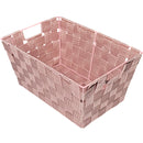 ITY - SINGLE NYLON RECTANGULAR STORAGE BASKET PINK EA