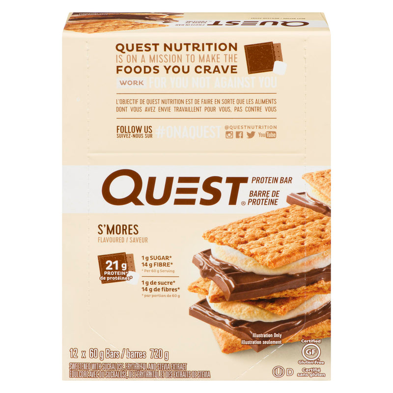 QUEST - BAR SMORES 12x60GR