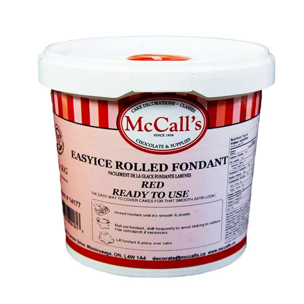 MCCALLS - FONDANT RED 1KG