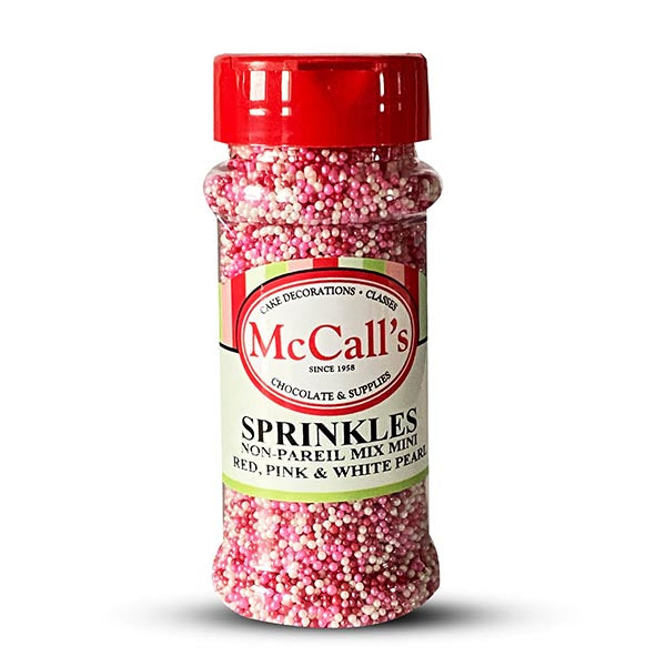 MCCALLS - SPRINKLESNON PAREIL MINI MIX, RED, PINK & WHITE PEARL 80GR