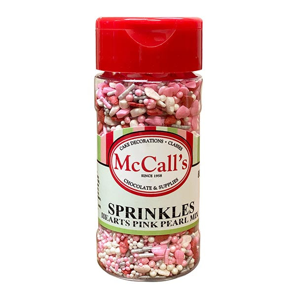 MCCALL'S - SPRINKLES HEARTS PINK PEARL MIX 80GR