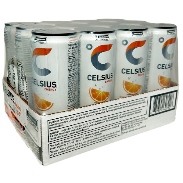 CELSIUS - ORANGE 12x355 ML