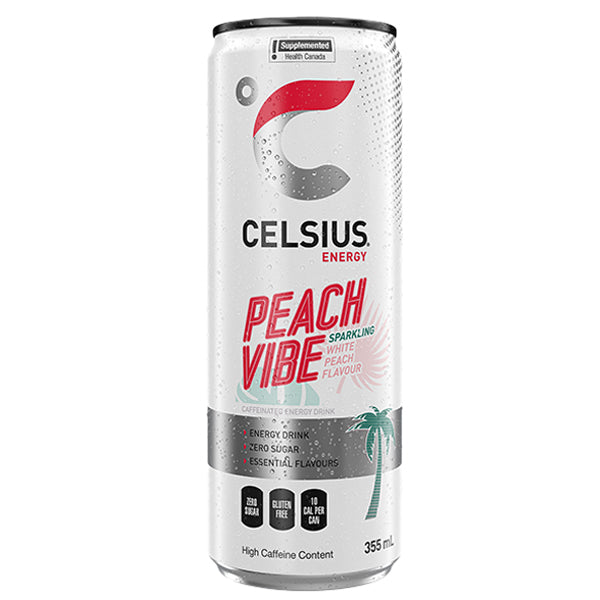 CELSIUS - PEACH 12x355 ML