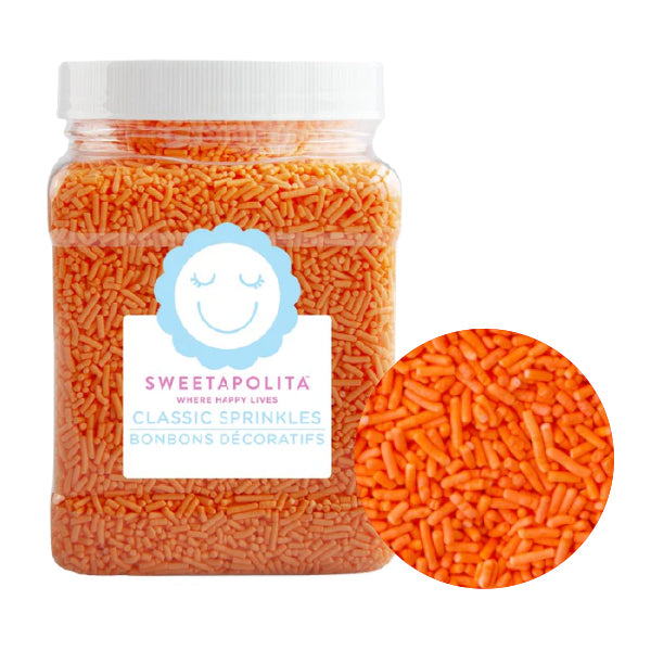 SWEETAPOLITA - ORANGE CRUNCHY SPRINKLES TUB 700GR