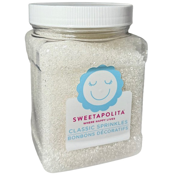 SWEETAPOLITA - WHITE COARSE SUGAR TUB 860GR
