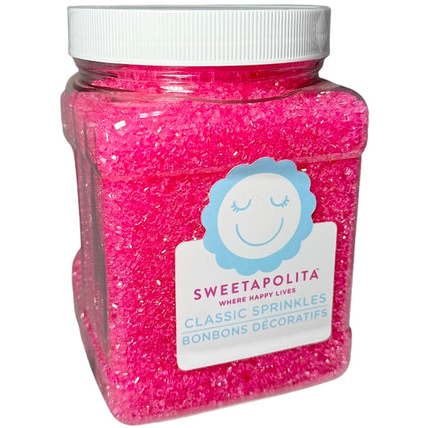 SWEETAPOLITA - PINK COARSE SUGAR TUB 860GR