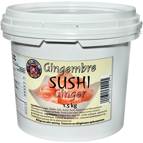BELLA SWEETIE - SUSHI GINGER PICKLED GARI 1.5KG