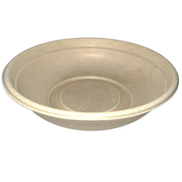 MAHER - ROUND BAGASSE BOWL 32OZ 50 PK