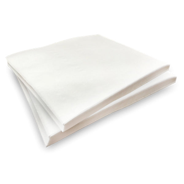 MAHER - 14"x14" AIRLAID NAPKIN FLAT PACK WHITE LINE 200CT