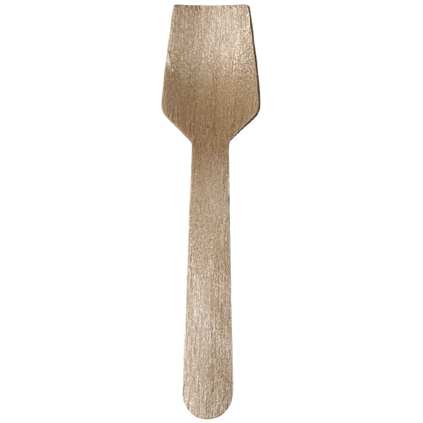 ML PACKAGING - 95mm WOODEN ICE CREAM SPOON 100EA