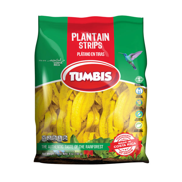 TUMBIS - GREEN PLANTAIN STRIPS 180GR