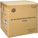 SAFE-T WEAR - 21IN WHITE BOUFFANT HAIRNET NON PLEATED 10x100 PK