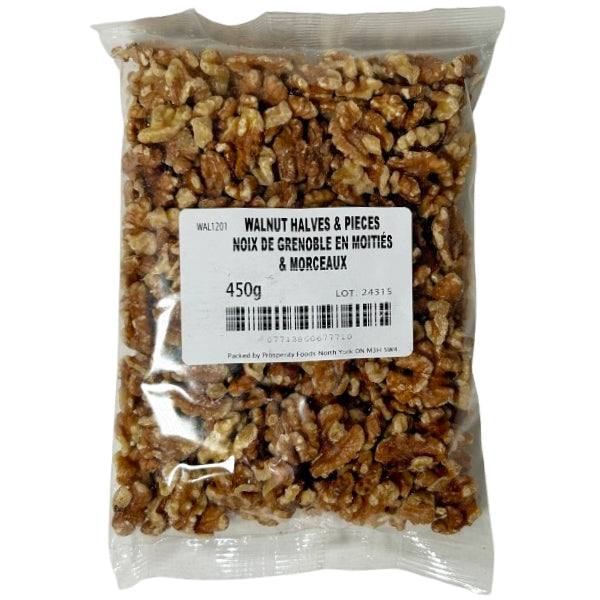 PROSPERITY - WALNUTS HALVES & PIECES 450G