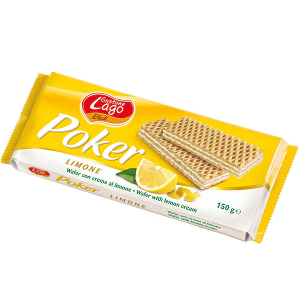 LAGO - POKER WAFER LEMON 16x150 GR