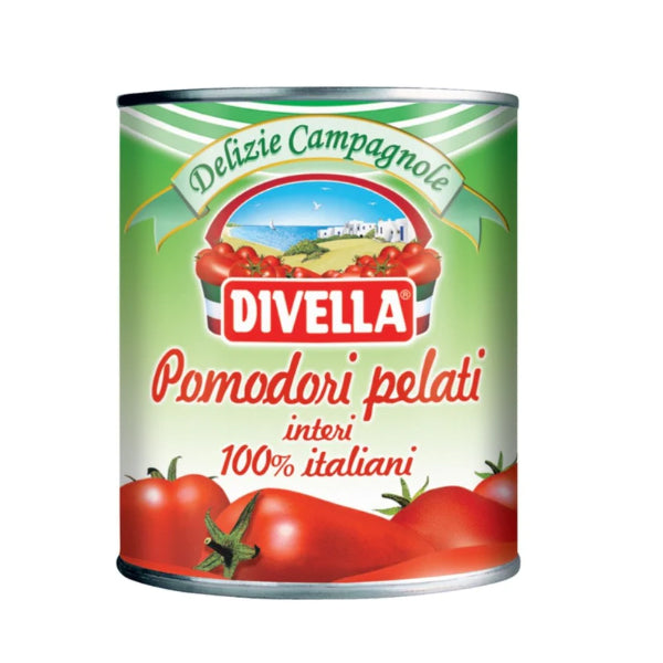 DIVELLA - ITALIAN PEELED TOMATOES 6x100 OZ