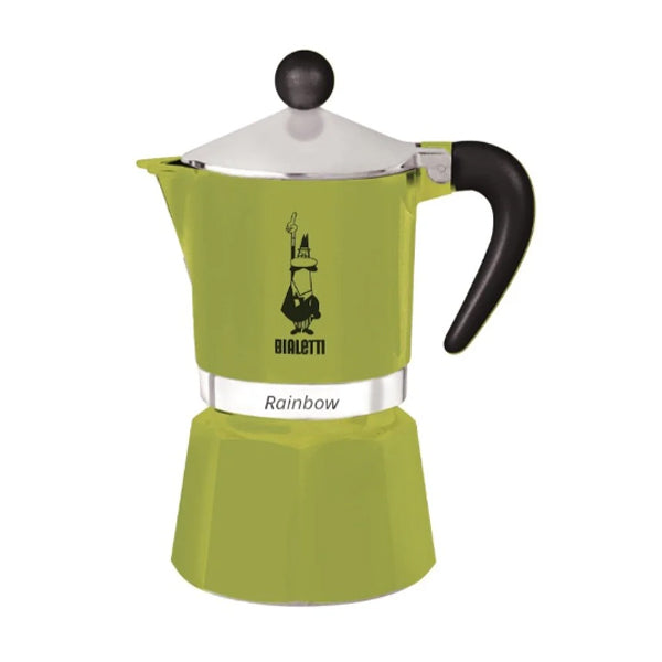 BIALETTI - RAINBOW GREEN ESPRESSO MAKER 3CUP 1 UN