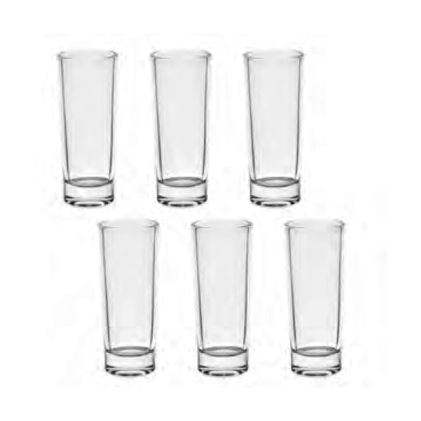 SAFDIE - 6-PC FLAIR 2oz GLASS SHOOTERS 1EA