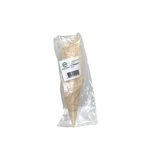 ENKAY - WOODEN CONE HEIGHT 12.5CM 60x50 EA