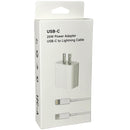 TREQA - 20W POWER ADAPTER USB-C TO LIGHTNING CABLE EA