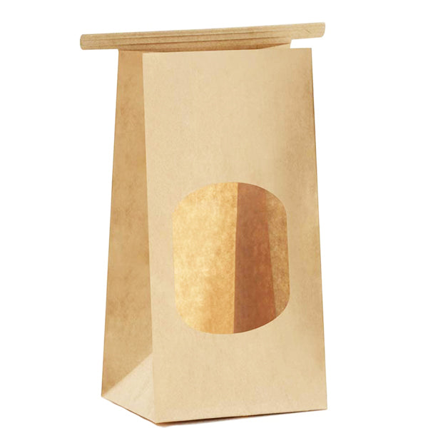 MCCALLS - BAG PAPER WINDOW KRAFT 1LB 25PC 25EA