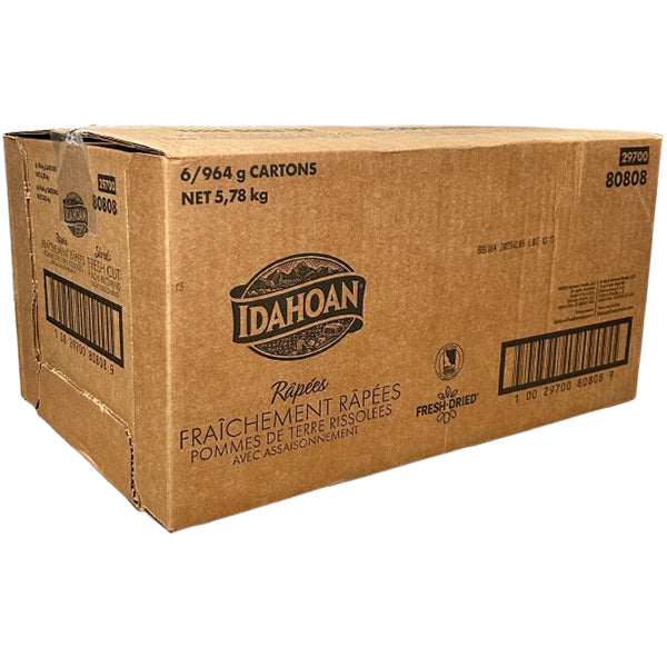 IDAHOAN - HASHBROWNS FRESH CUT 6x964 GR