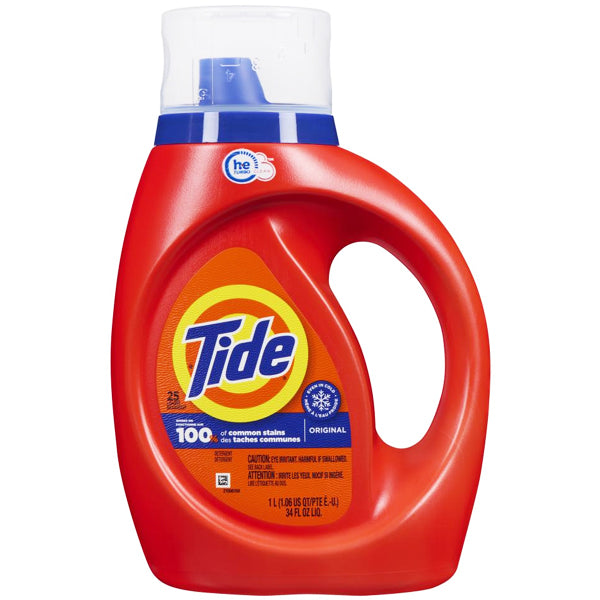TIDE - LIQUID HE ORIGINAL SCENT 25 LOADS 6x1 LT