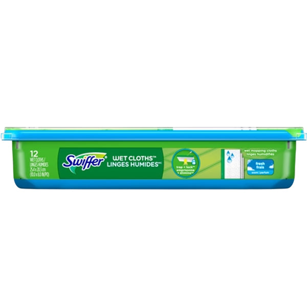SWIFFER - WET CLOTHS FRESH SCENT 6x12 CT
