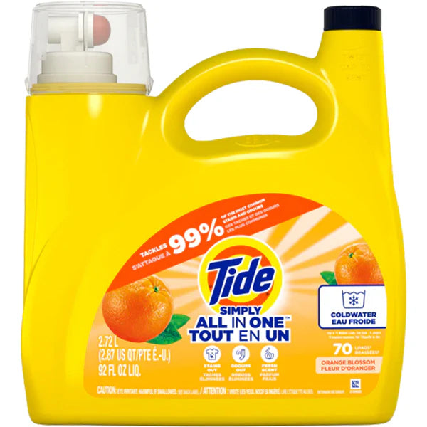 TIDE - SIMPLY ORANGE BLOSSOM 4x2.72 LT
