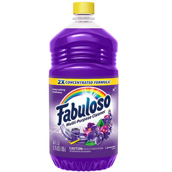 FABULOSO - LIQUID CLEANER LAVENDER 6x1.65 LT