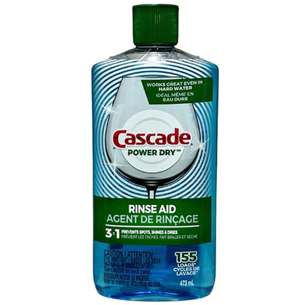 CASCADE - POWER DRY RINSE AID 6x473 ML