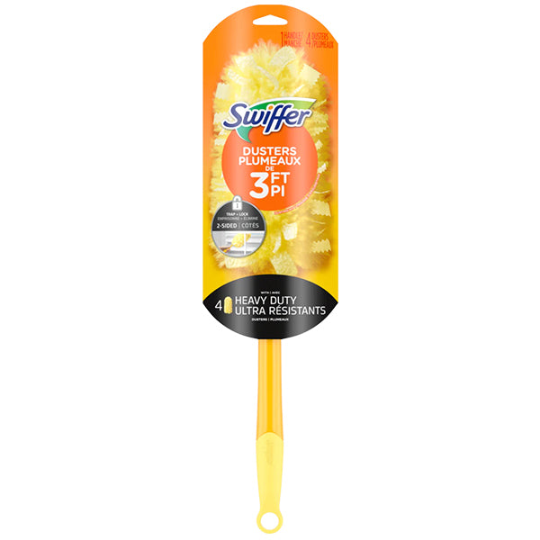 SWIFFER - HEAVY DUTY DUST KIT 1EXTENDABLE HANDLE AND 4 REFILL 12x5 CT
