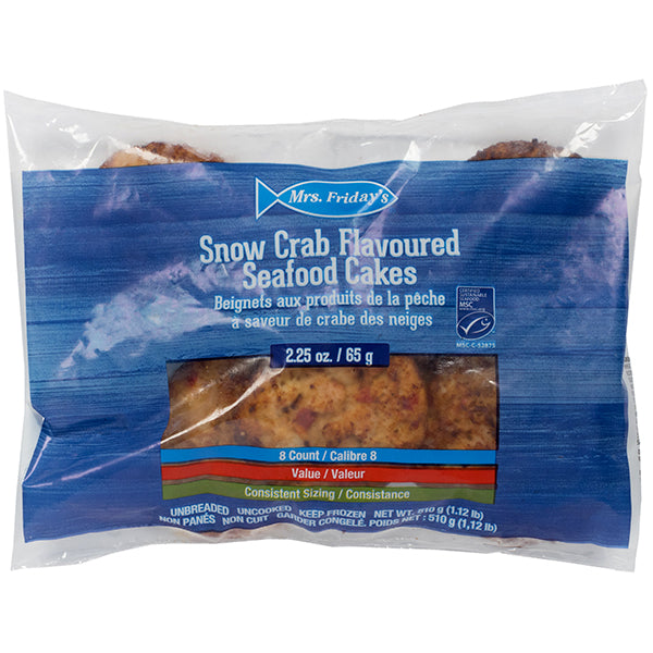 MRS. FRIDAY'S - SEAFOOD CRAB CAKE 9x2.25 OZ