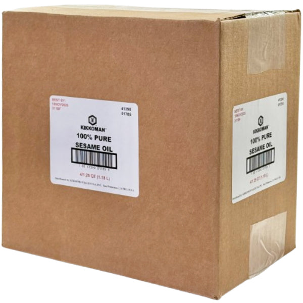 KIKKOMAN - SESAME OIL NON GMO 4x1.18 LT
