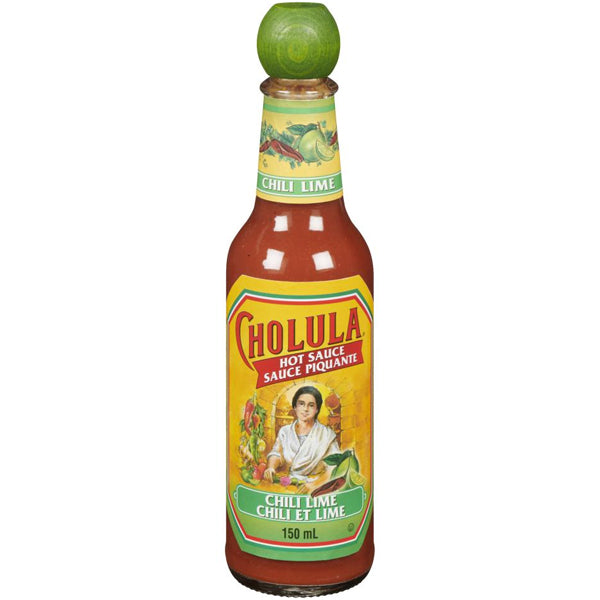 CHOLULA - HOT SAUCE CHILI LIME 12x150 ML