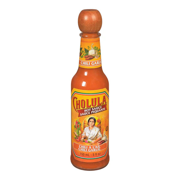 CHOLULA - HOT SAUCE CHILI GARLIC 12x150 ML