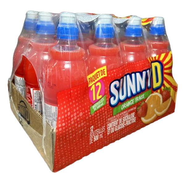 SUNNY D - FUSED STRAWBERRY 12x500ML