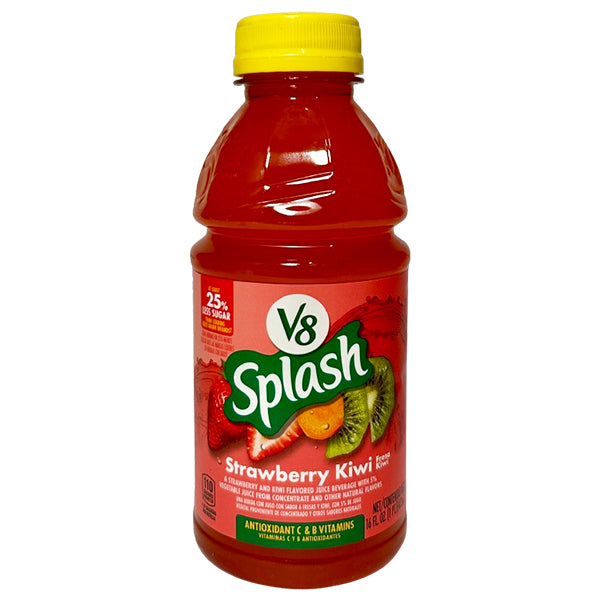 V8 - SPLASH STRAWBERRY KIWI 12x473 ML