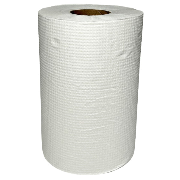 EVEREST PRO - 300 WHITE PAPER TOWEL ROLLS 12EA